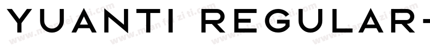yuanti regular字体转换